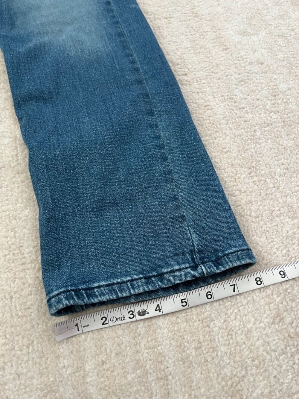 Levi’s 514 Straight Fit Blue Jeans 34 - Picture 5 of 10